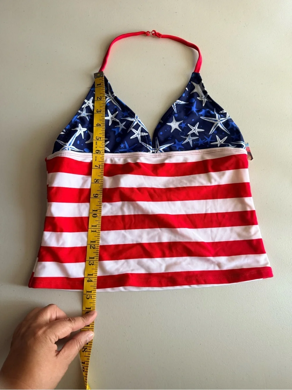 Op Ocean Pacific Girl's Halter Tankini Top. Size Youth XL